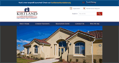 Desktop Screenshot of kirtlandfamilyhousing.com